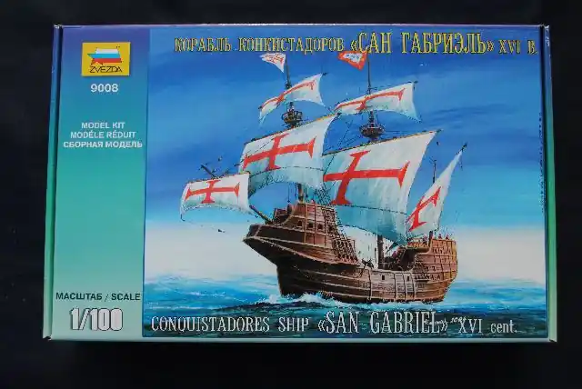 Zvezda 9008 CONQUISTADORES SHIP SAN GABRIEL Finale Uitverkoop